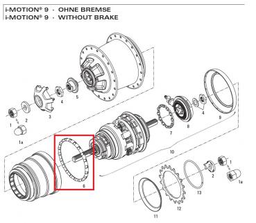 KUGELHALTER, SRAM Ø 82, 3/16"x18, LINKS